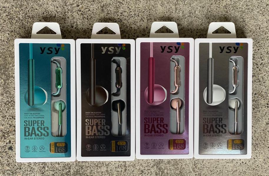 Audifono Super Bass EV-168 Morado