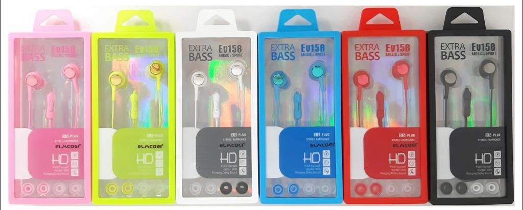 Audifono Extra Bass EV158 Negro