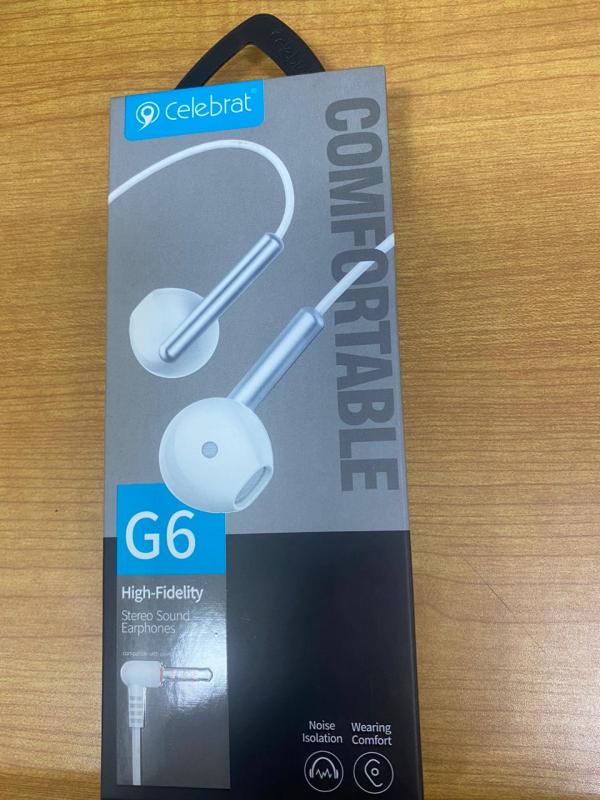 Audifonos Celebrat G6 Blanco