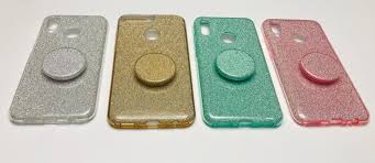 Estuches Escarchado Pop Socket (Surtido)