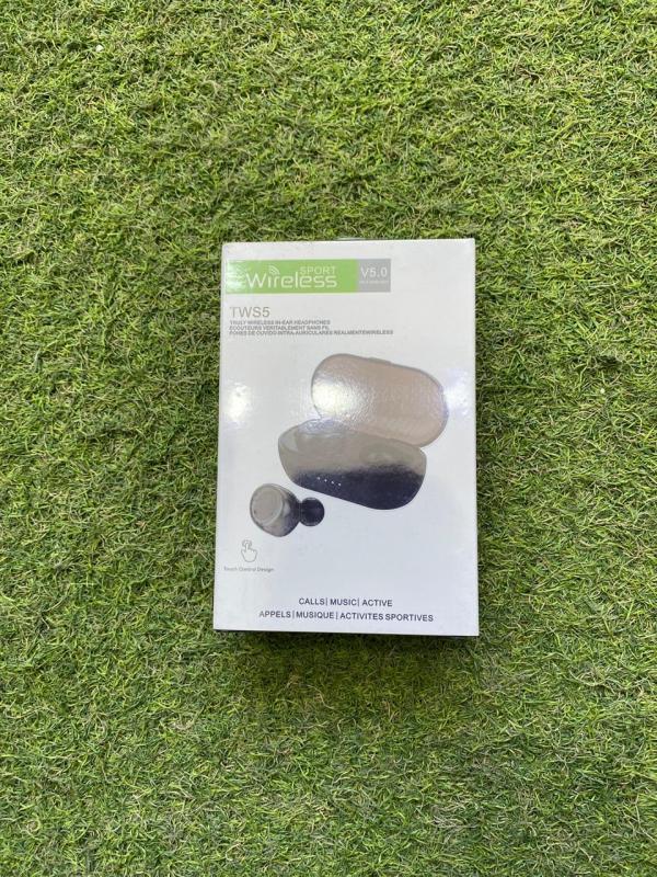 Audifonos Earbuds Sport Wireles TwS5 Negro