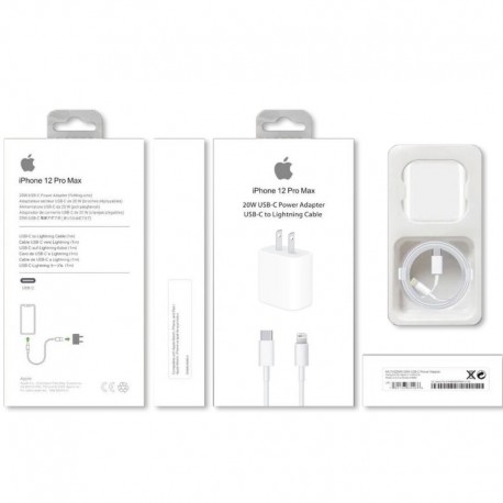 CARGADOR COMPLETO IPHO 12